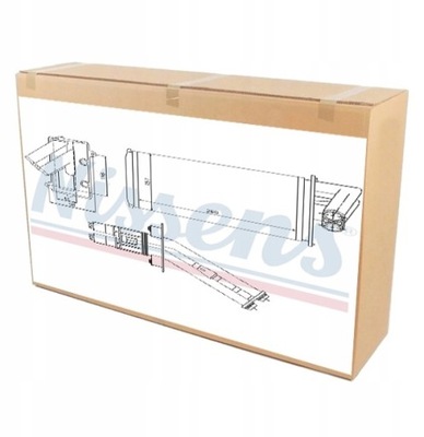 Nissens 73368 теплообменник тепла, обогреватель салона фото №1