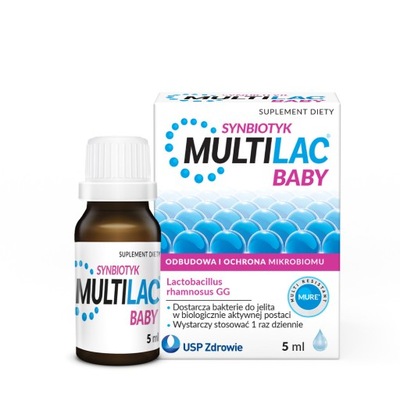 MULTILAC BABY synbiotyk dla dzieci krople 5ml