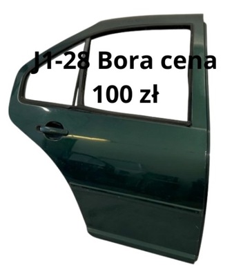 VW BORA 98-04 ДВЕРІ ПРАВА ЗАД ЗЕЛЕНИЙ LC6M POLO 4 9N 02-08 SREBRNE LA7W