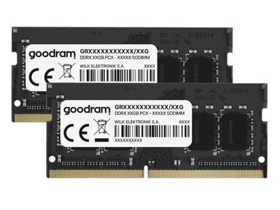 PAMIĘĆ DDR4 GOODRAM 32GB 3200MHz 2x16GB S SODIMM