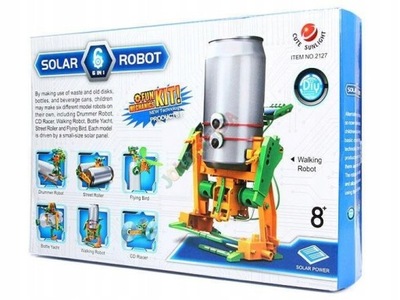 Zabawka EDUKACYJNA dla Chłopca ROBOT SOLARNY 6w1