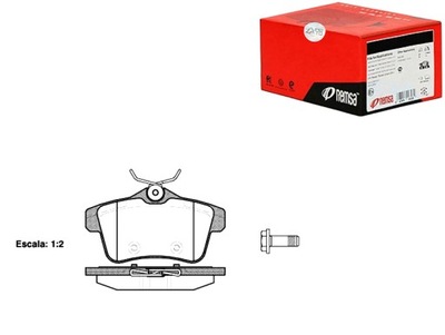 КОМПЛЕКТ КОЛОДОК ШАЛЬМІВНИХ REMSA 37762 LP2180 FDB