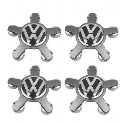 4 PIEZAS VW TAPACUBOS DISCOS 65MM KAPSEL VOLKSWAGEN 4 PIEZAS  