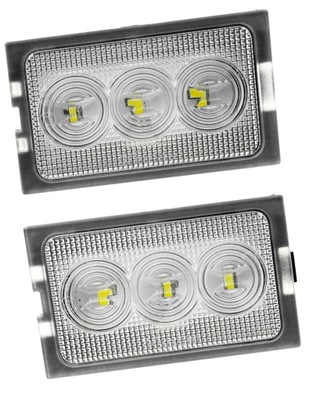 Land rover freelander 2 06-14 ліхтарі номерного знака led фото №1