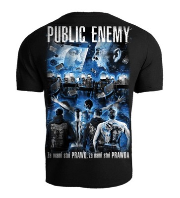 Promocja T-shirt Public Enemy Za wami stoi PRAWO... M GL