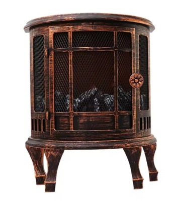 Kominek led imitujący ogień