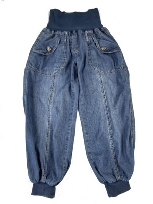 Spodnie jeans 3/4 r 152/164