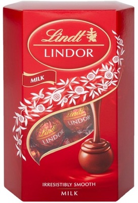 Lindt LINDOR MILK praliny czekolada mleczna 200g