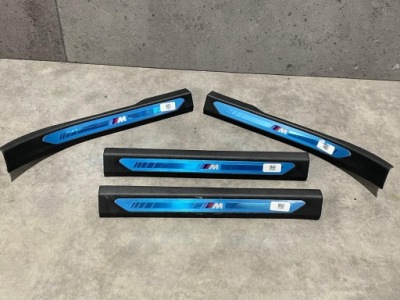 Комплект накладки накладки bmw x7 g07 lci m набор 12km фото №1