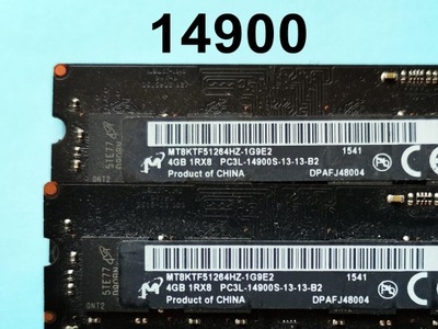 DDR3 8GB Micron 14900