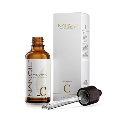 Nanoil Serum do twarzy z witaminą C 50ml Rozjaśnia Przebarwienia