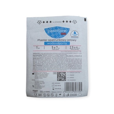 Pasocare Med Plaster opatrunkowy jałowy