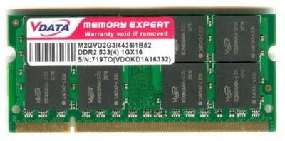 OKAZJA DDR2 VDATA 1GB DDR2 533(4) 1GX16 PC2-4200