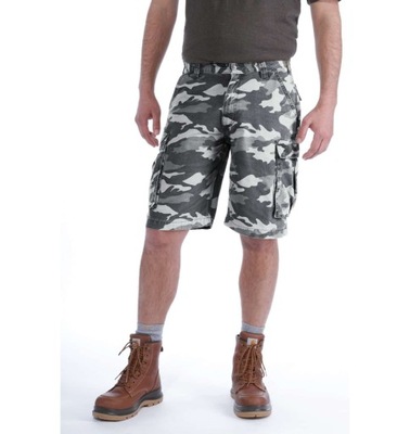 CARHARTT szorty 100279 Rugged Cargo miejskie camo 34