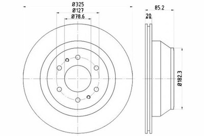 Textar тормозные диски тормозные 2szt isuzu задняя ascender 4, фото №1