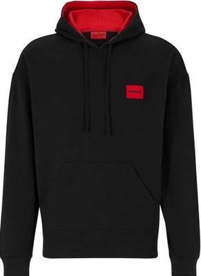 Hugo bluza Cut Logo Hoodie czarny L