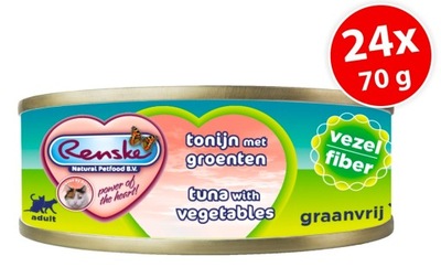 Renske Cat fresh meat tuńczyk z warzywami 24 x 70g