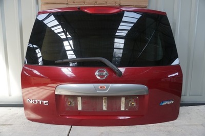 NISSAN NOTE E11 FACELIFT BOOTLID BOOT A32 2011ROK GLASS RED  