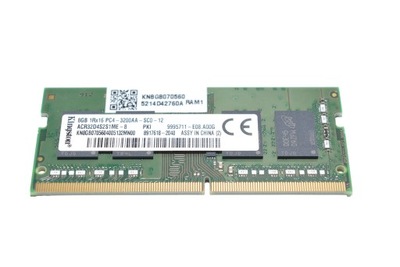 PAMIĘĆ RAM DDR4 KINGSTON 8GB PC4-3200AA-SA2-11