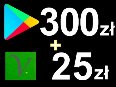 Karta Google Play 300 zł Kod Prepaid Klucz Android