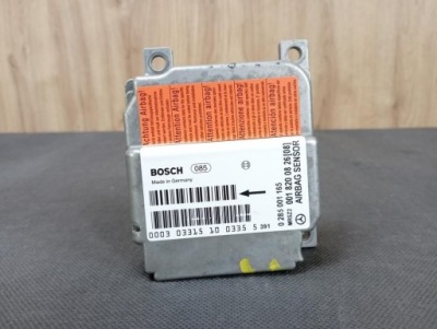 Mercedes slk r170 рестайлинг  модуль датчик подушек подушка безопасности a0018200826 0285001165 фото №1