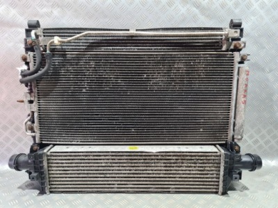 Радиатор воды интеркулер вентилятор opel mokka 1.7 cdti автоматическая коробка передач фото №1