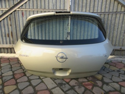 Opel corsa d 3d кришка багажника багажника z40m фото №1