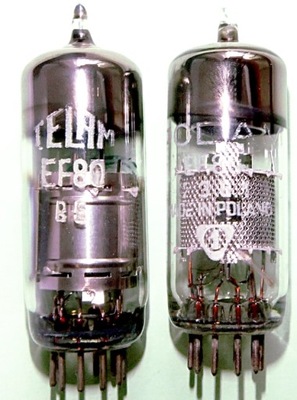 Lampy lampa elektronowa EF80 SPRAWNE EF 80