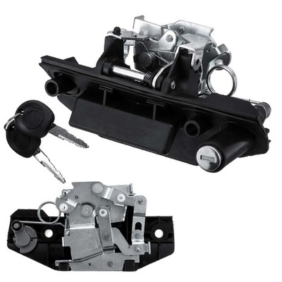 Замок кришки задній задня + вкладка vw transporter t4 фото №1