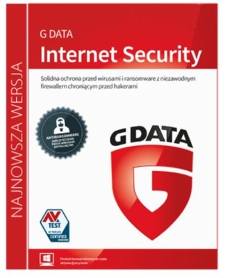 G Data Internet Security 1PC /1rok