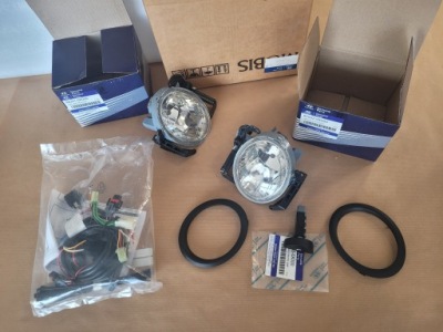 Набір монтажний протитуманних фар комплект лампа przecimgielnych i10 hyundai i-10 фото №1