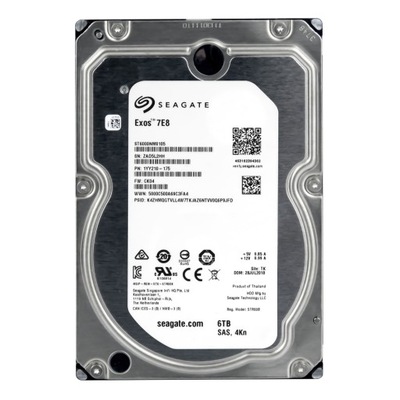 SEAGATE EXOS 7E8 6TB 7.2K 256MB SAS-3 3.5'' ST6000NM0105