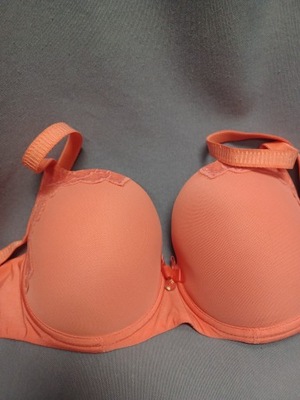 Chantelle biustonosz usztywniany pomarańczowy Padded Bra rozmiar 70E