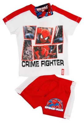 Letni komplet dla chłopca Spiderman 128