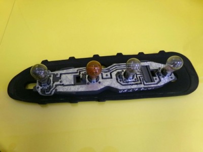 Вкладыш лампы левый задний  fiat idea nr702 фото №1