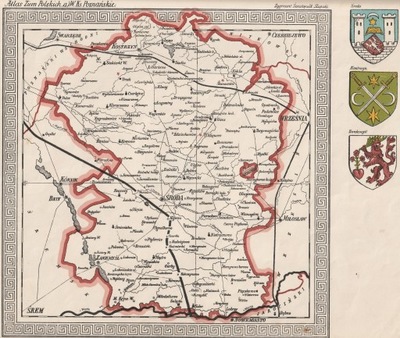 ŚRODA WIELKOPOLSKA. Mapa ziemskiego powiatu