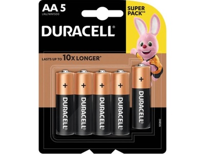 BATERIA ALKALICZNA DURACELL BASIC LR6/AA 4+1SZT