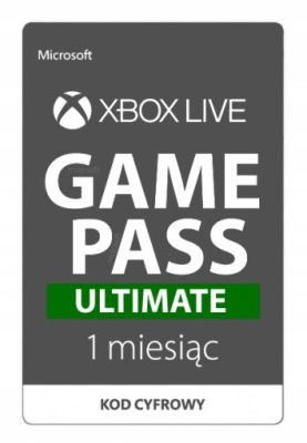 SUBSKRYPCJA XBOX GAME PASS ULTIMATE - 1 MIESIĄC - BEZ VPN - KOD