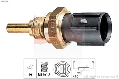 SENSOR TEMPERATURE FLUID COOLING HONDA 1-830-198  