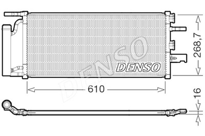 DENSO КОНДЕНСАТОР BMW МІНІ X1 2 ACTIVE TOURER CLUBMAN COUNTRYMAN 13-