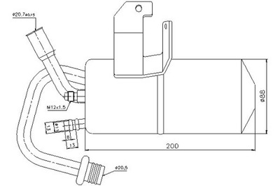 Nissens 95317 осушитель, кондиционер фото №1
