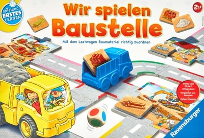 Ravensburger 24726 4 "We Play Construction Site" Game