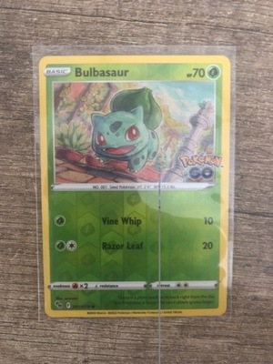 Bulbasaur R.holo Pokemon Go 001/078