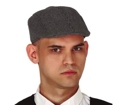 KASZKIET BERET ANGIELSKI GANGSTER SZARY RETRO