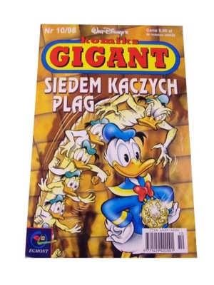 KOMIKS GIGANT 10/98 SIEDEM KACZYCH PLAG