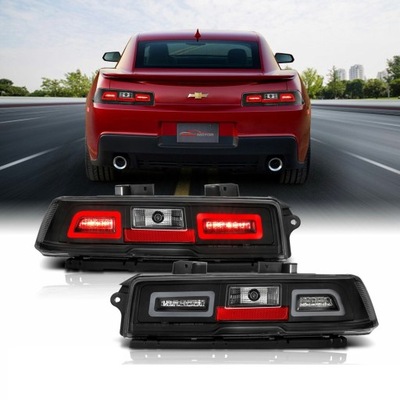 Лампы задняя led chevrolet camaro 2014-2015 smoke фото №1