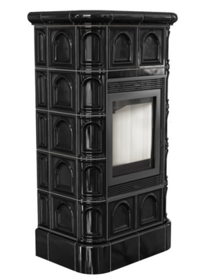 PIEC KAFLOWY BLANKA CZARNA DOWÓZ