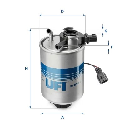 ФИЛЬТР ТОПЛИВА ДИЗЕЛЬ UFI