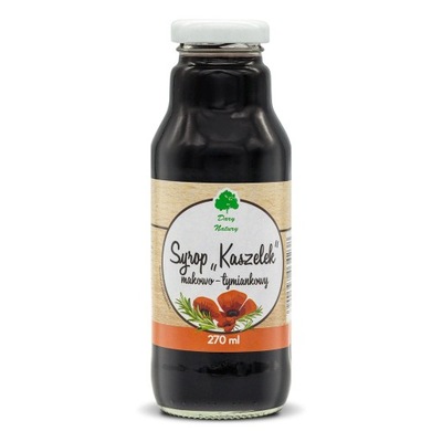 Syrop "Kaszelek" makowo - tymiankowy EKO Dary Natury, 270 ml