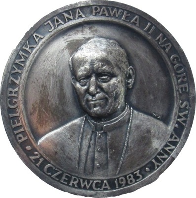 Pielgrzymka Jana Pawła II na górę św. Anny 21 czerwca 1983